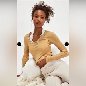 Intimately by Free People Only You LS Taffy Size M